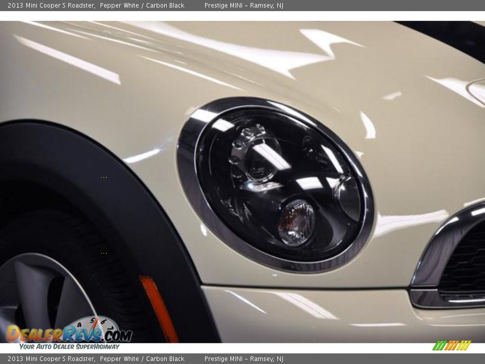 2013 Mini Cooper S Roadster Pepper White / Carbon Black Photo #4
