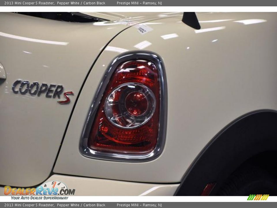 2013 Mini Cooper S Roadster Pepper White / Carbon Black Photo #12