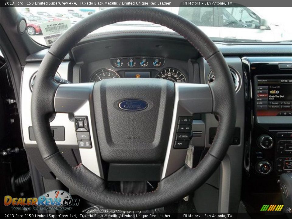 2013 Ford F150 Limited SuperCrew 4x4 Steering Wheel Photo #27