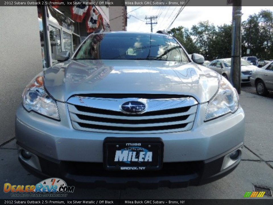2012 Subaru Outback 2.5i Premium Ice Silver Metallic / Off Black Photo #2