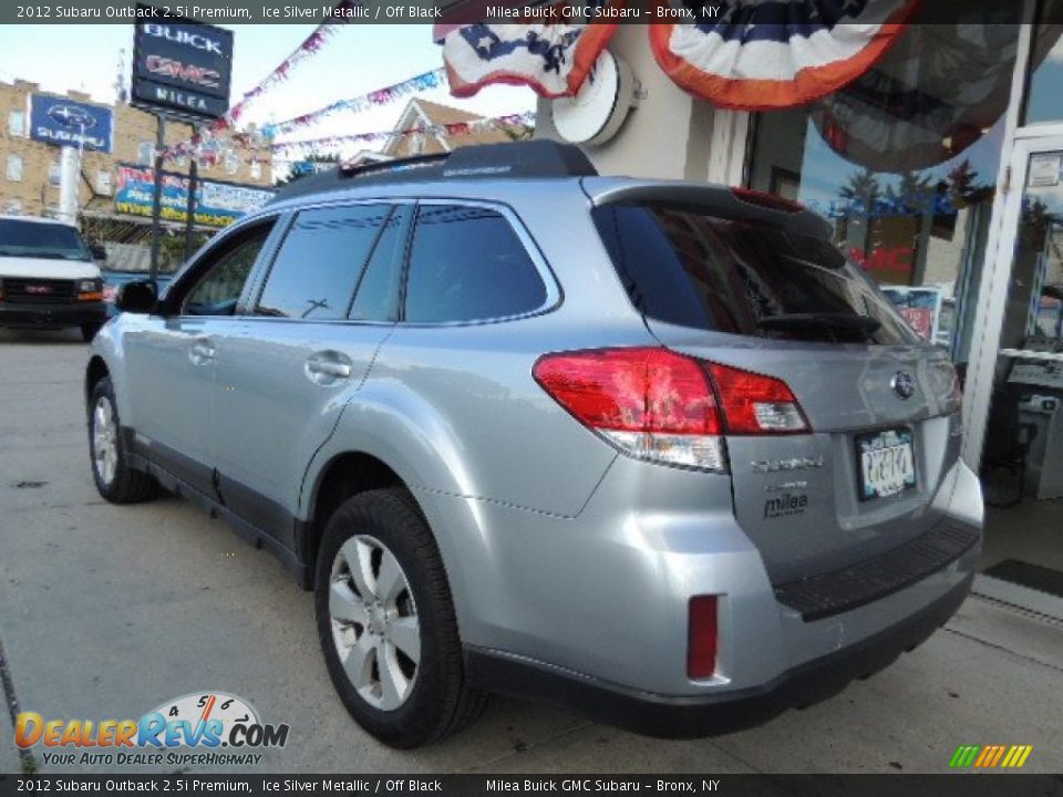 2012 Subaru Outback 2.5i Premium Ice Silver Metallic / Off Black Photo #5