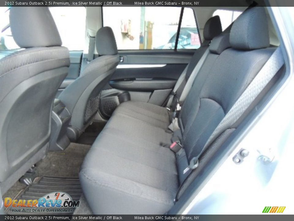 2012 Subaru Outback 2.5i Premium Ice Silver Metallic / Off Black Photo #7