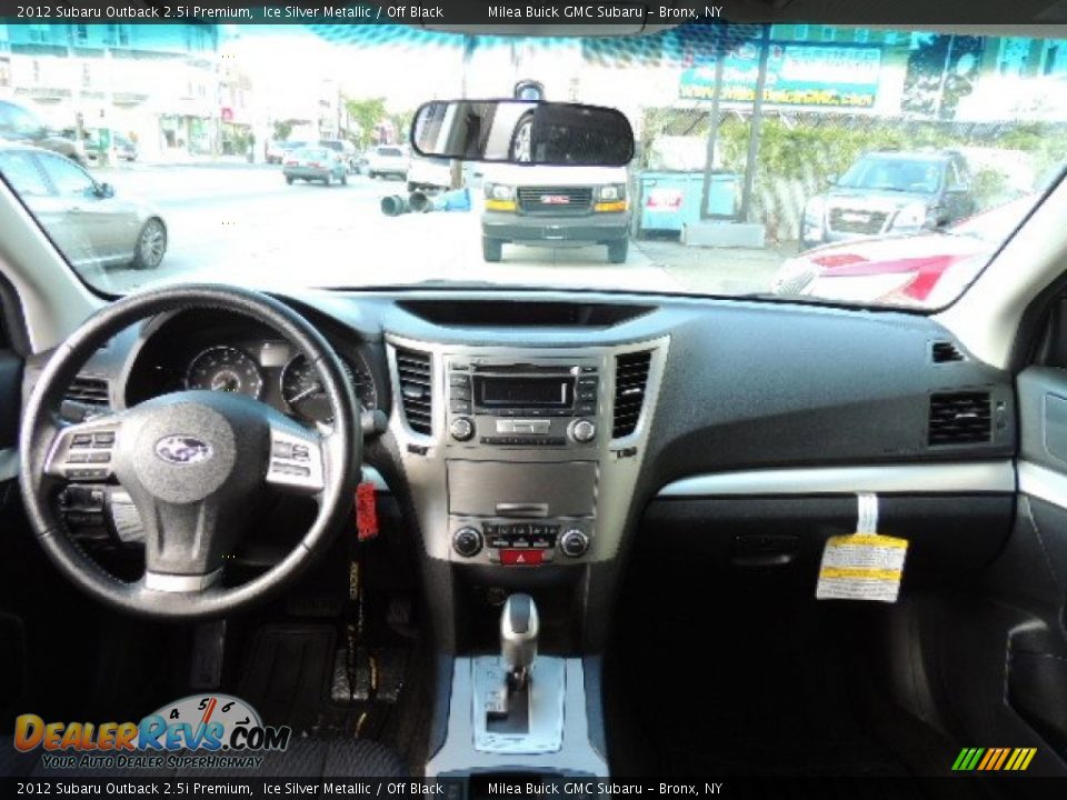 2012 Subaru Outback 2.5i Premium Ice Silver Metallic / Off Black Photo #8