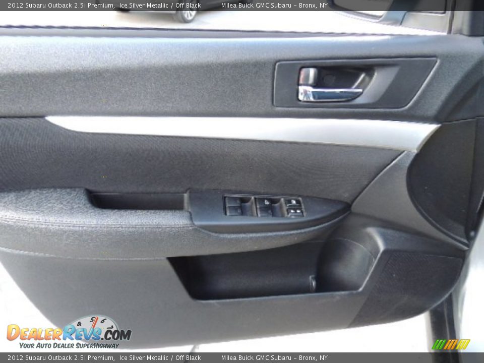 2012 Subaru Outback 2.5i Premium Ice Silver Metallic / Off Black Photo #9