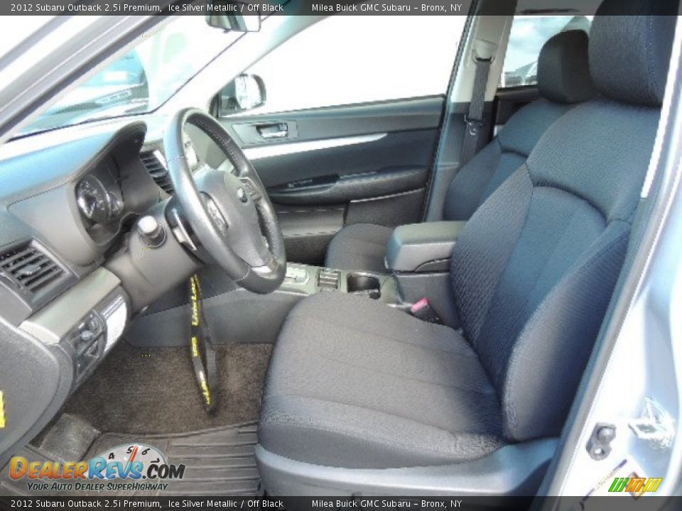 2012 Subaru Outback 2.5i Premium Ice Silver Metallic / Off Black Photo #10