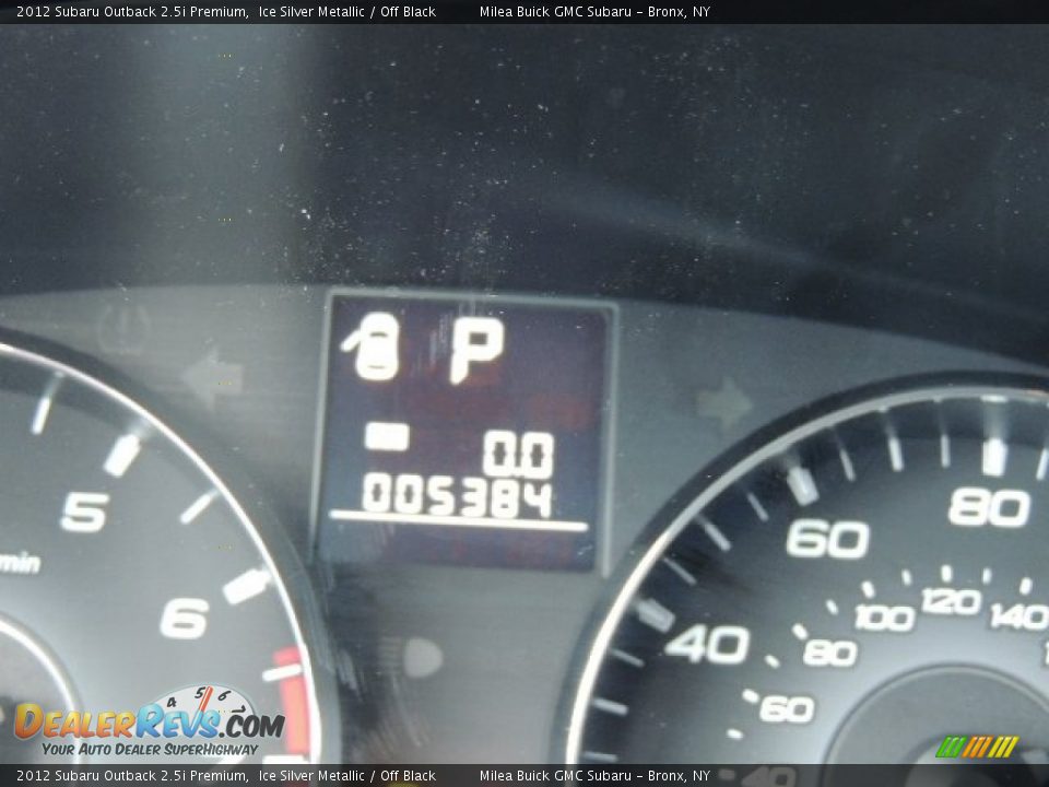 2012 Subaru Outback 2.5i Premium Ice Silver Metallic / Off Black Photo #15
