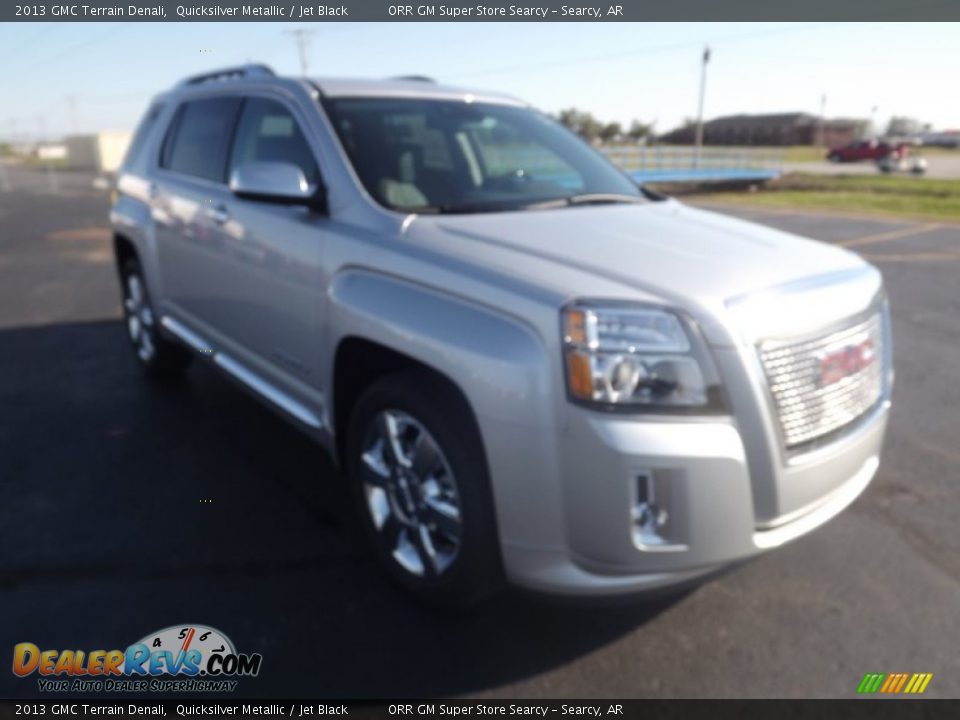 2013 GMC Terrain Denali Quicksilver Metallic / Jet Black Photo #3