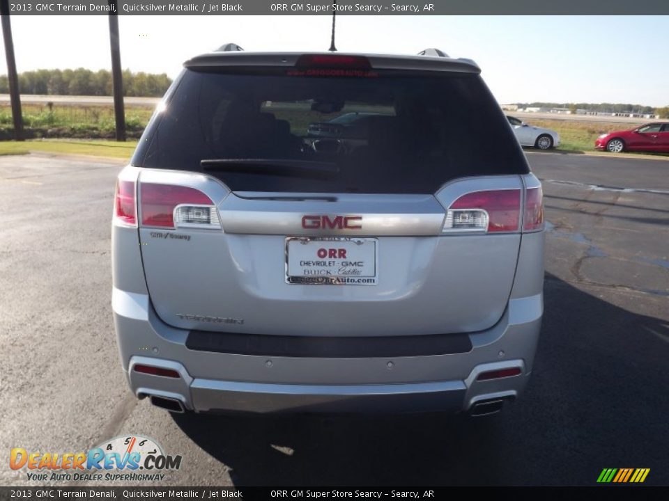 2013 GMC Terrain Denali Quicksilver Metallic / Jet Black Photo #6