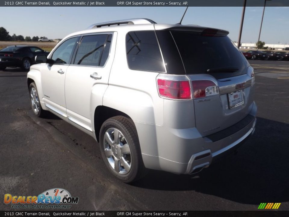 2013 GMC Terrain Denali Quicksilver Metallic / Jet Black Photo #7