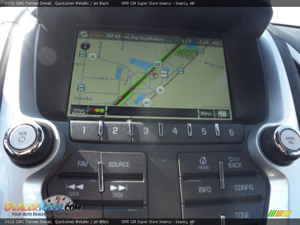 2013 GMC Terrain Denali Quicksilver Metallic / Jet Black Photo #10