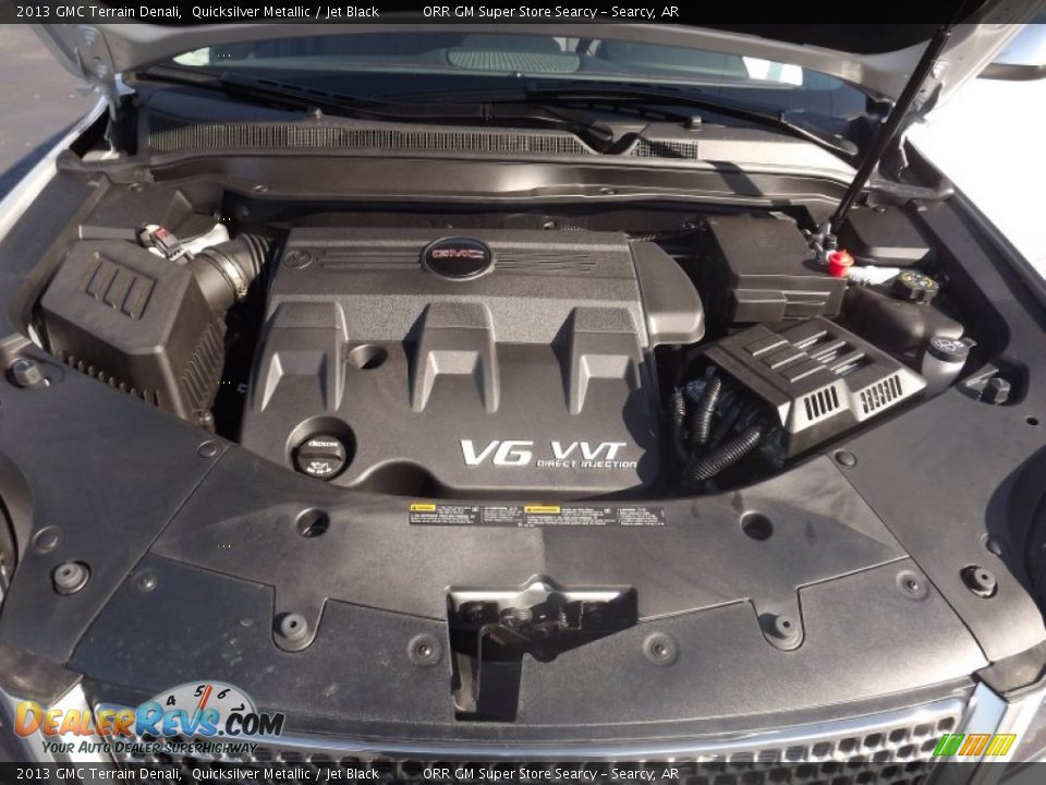 2013 GMC Terrain Denali Quicksilver Metallic / Jet Black Photo #16