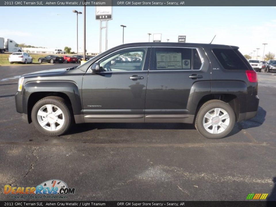 2013 GMC Terrain SLE Ashen Gray Metallic / Light Titanium Photo #8