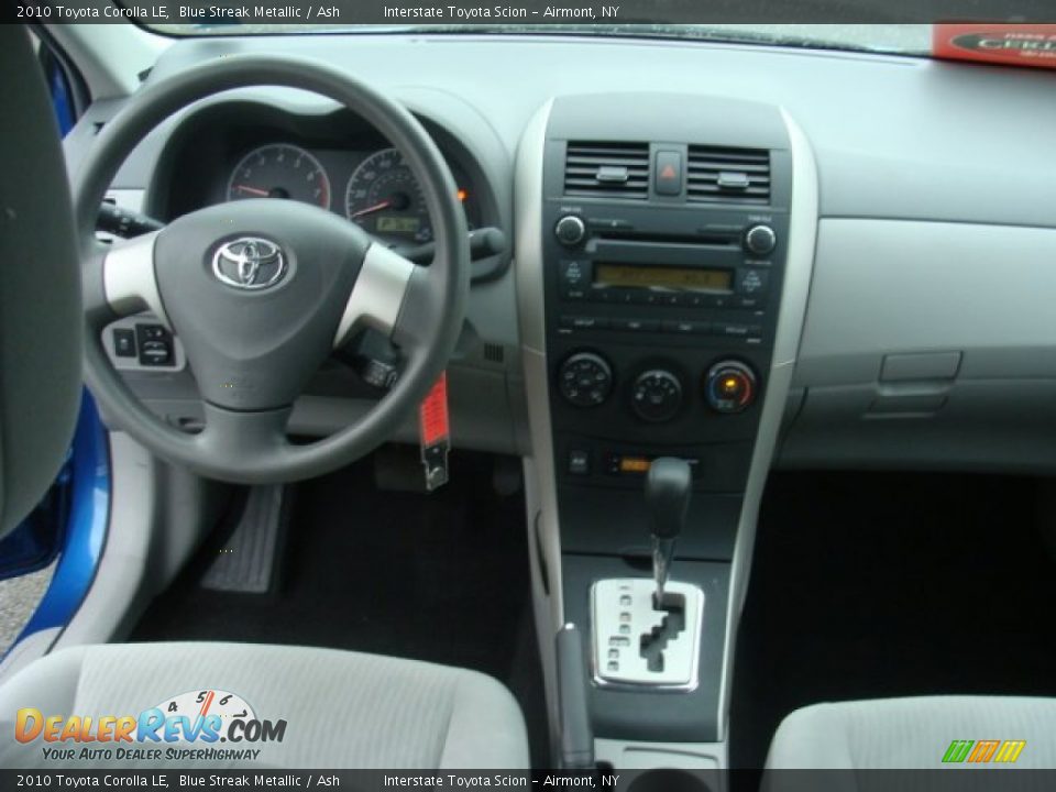 2010 Toyota Corolla LE Blue Streak Metallic / Ash Photo #11