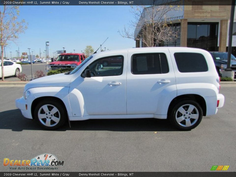 2009 Chevrolet HHR LS Summit White / Gray Photo #2