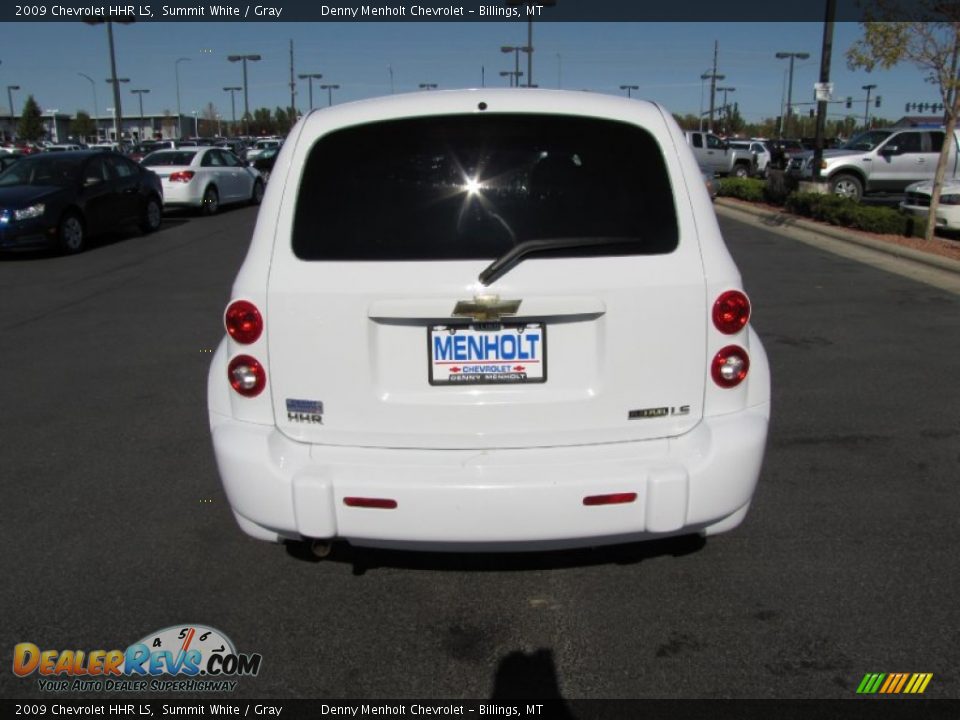 2009 Chevrolet HHR LS Summit White / Gray Photo #4
