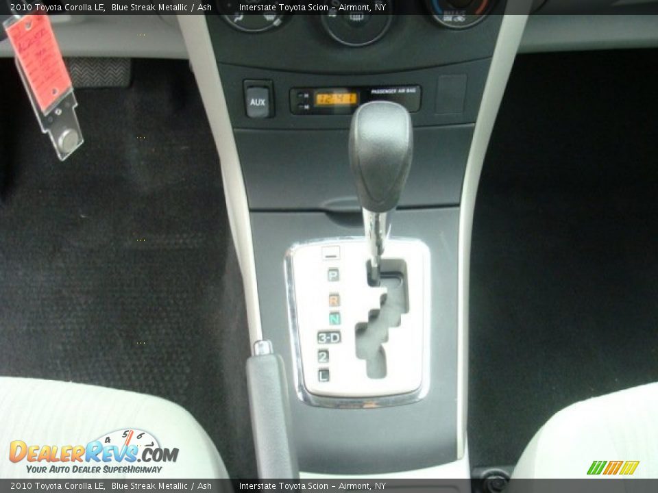 2010 Toyota Corolla LE Blue Streak Metallic / Ash Photo #15