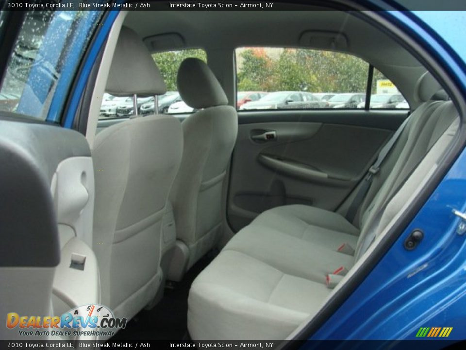2010 Toyota Corolla LE Blue Streak Metallic / Ash Photo #16