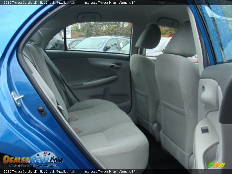 2010 Toyota Corolla LE Blue Streak Metallic / Ash Photo #18