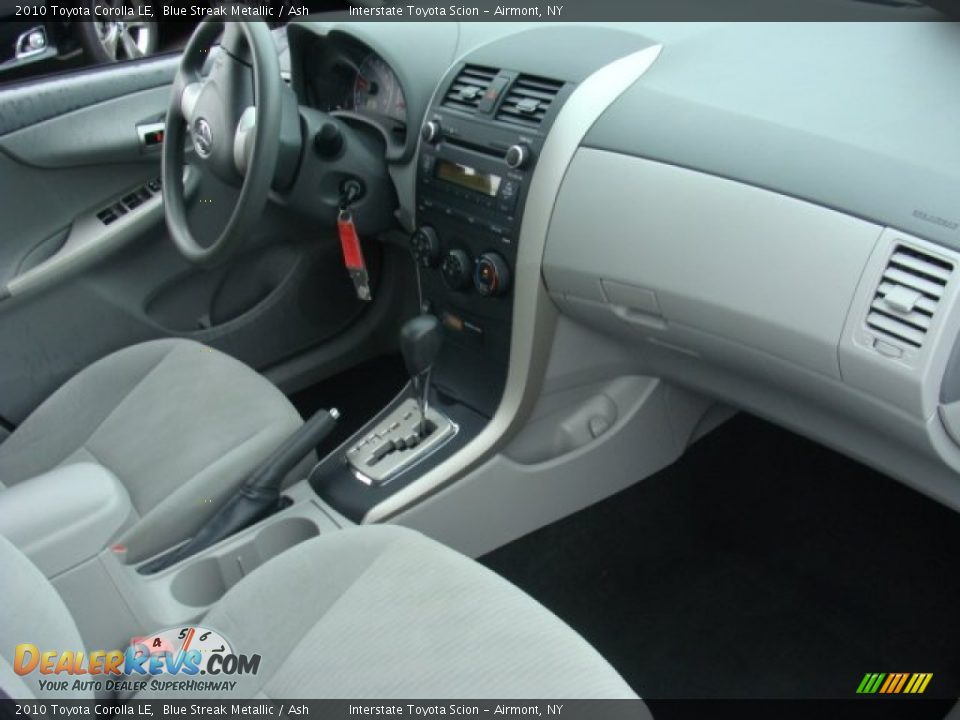 2010 Toyota Corolla LE Blue Streak Metallic / Ash Photo #20