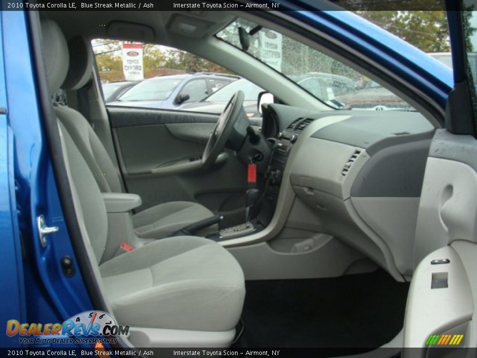 2010 Toyota Corolla LE Blue Streak Metallic / Ash Photo #21