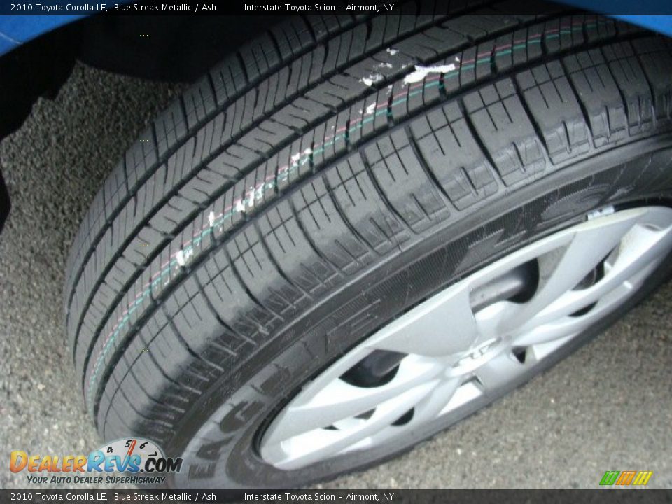 2010 Toyota Corolla LE Blue Streak Metallic / Ash Photo #23