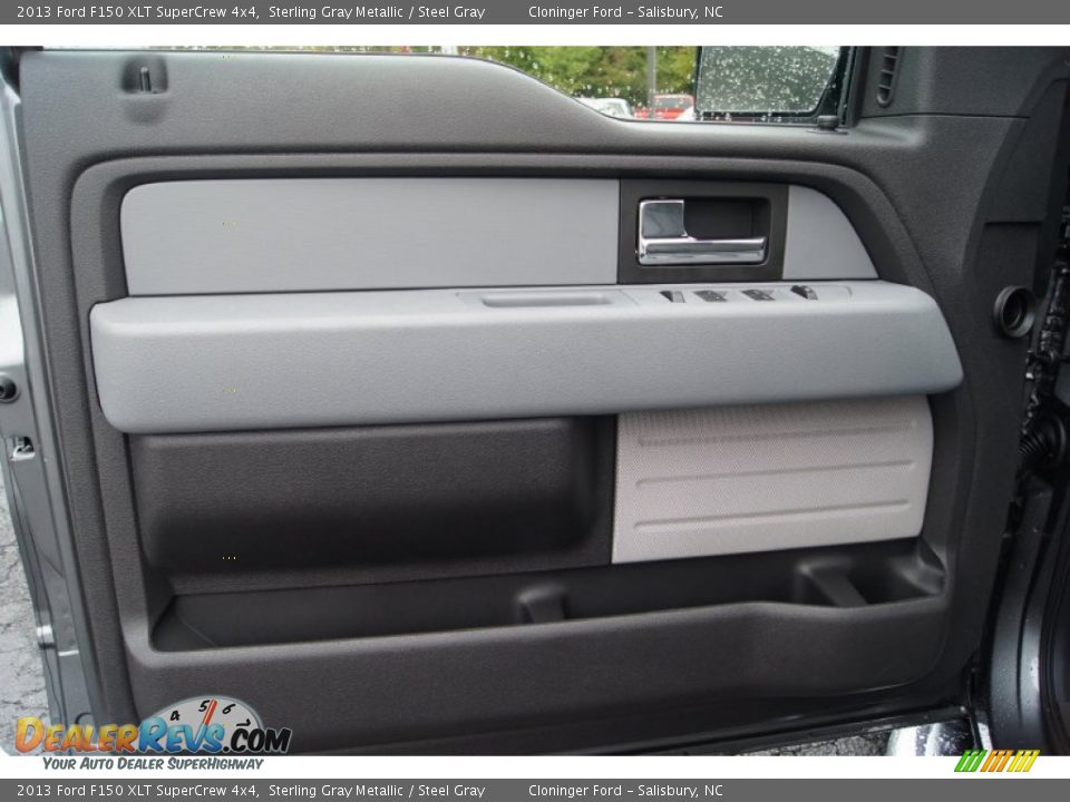 2013 Ford F150 XLT SuperCrew 4x4 Sterling Gray Metallic / Steel Gray Photo #8
