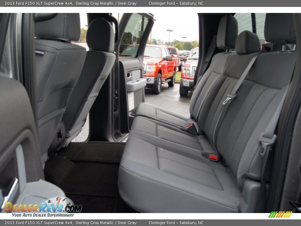 2013 Ford F150 XLT SuperCrew 4x4 Sterling Gray Metallic / Steel Gray Photo #11