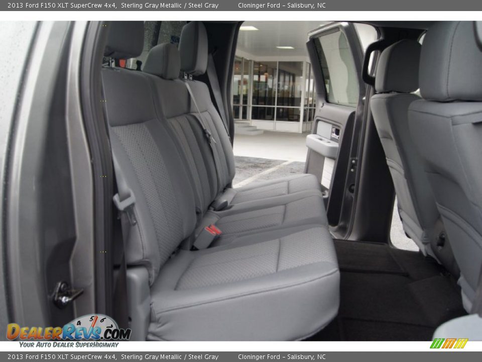 2013 Ford F150 XLT SuperCrew 4x4 Sterling Gray Metallic / Steel Gray Photo #12