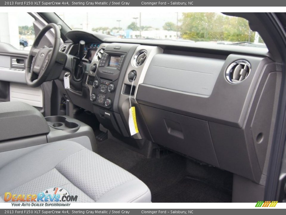 2013 Ford F150 XLT SuperCrew 4x4 Sterling Gray Metallic / Steel Gray Photo #14