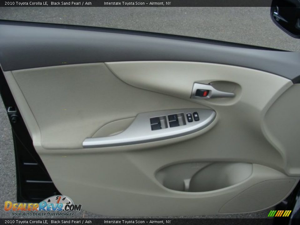 2010 Toyota Corolla LE Black Sand Pearl / Ash Photo #8