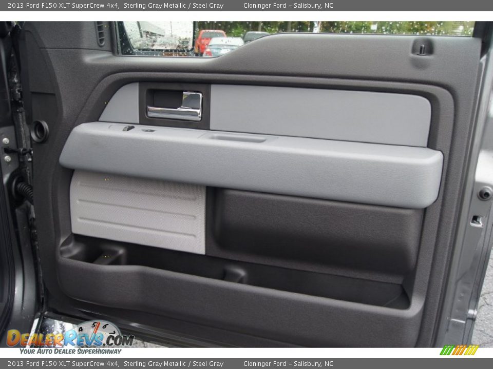 2013 Ford F150 XLT SuperCrew 4x4 Sterling Gray Metallic / Steel Gray Photo #15