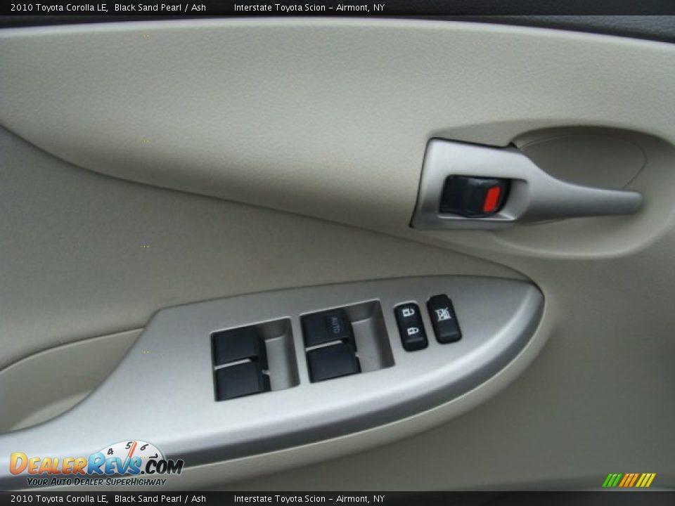 2010 Toyota Corolla LE Black Sand Pearl / Ash Photo #9