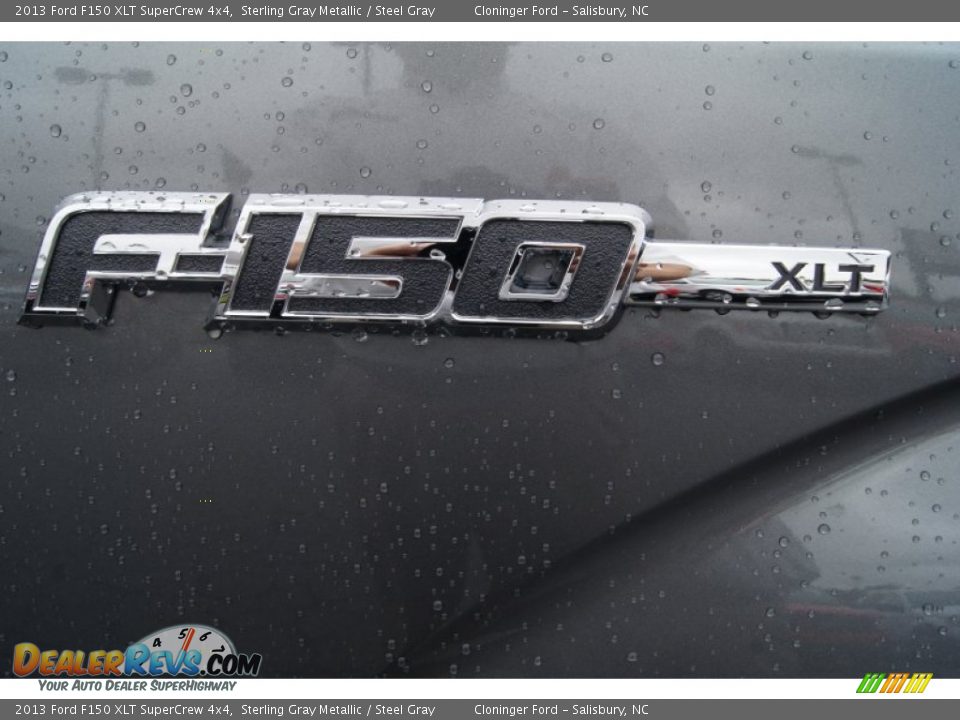 2013 Ford F150 XLT SuperCrew 4x4 Sterling Gray Metallic / Steel Gray Photo #16