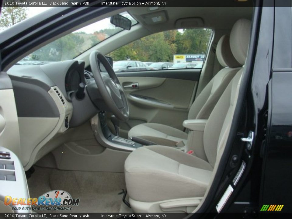 2010 Toyota Corolla LE Black Sand Pearl / Ash Photo #11