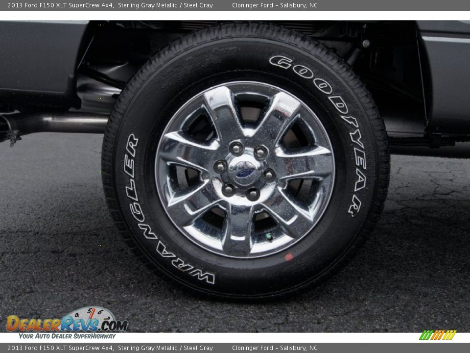 2013 Ford F150 XLT SuperCrew 4x4 Sterling Gray Metallic / Steel Gray Photo #18