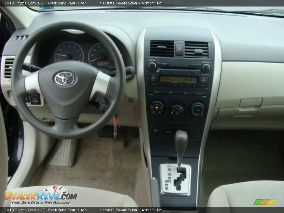 2010 Toyota Corolla LE Black Sand Pearl / Ash Photo #12