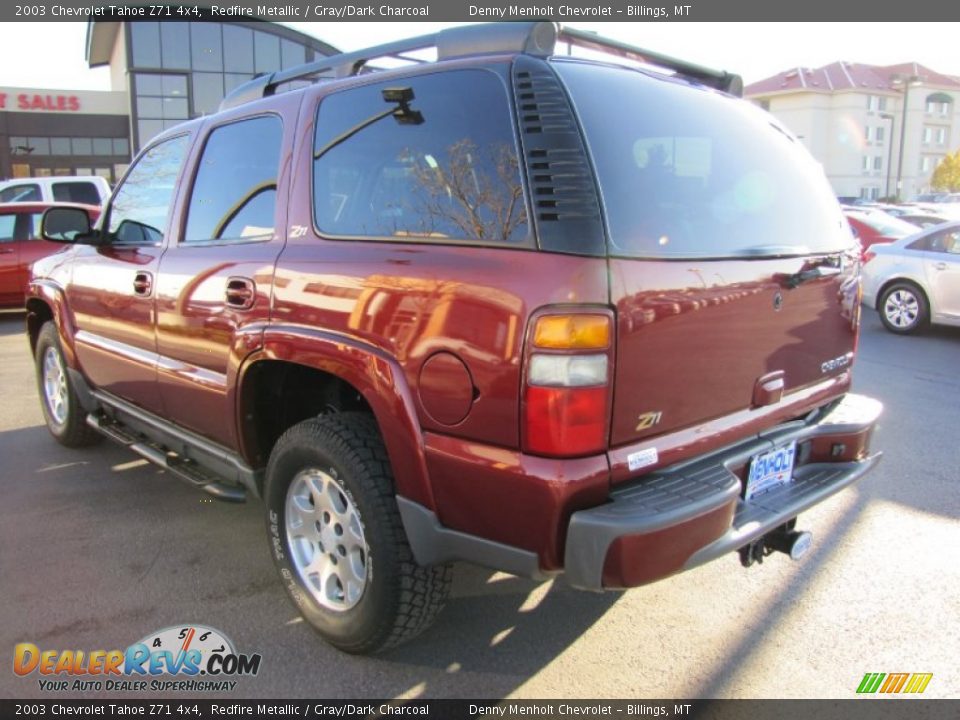 2003 Chevrolet Tahoe Z71 4x4 Redfire Metallic / Gray/Dark Charcoal Photo #3