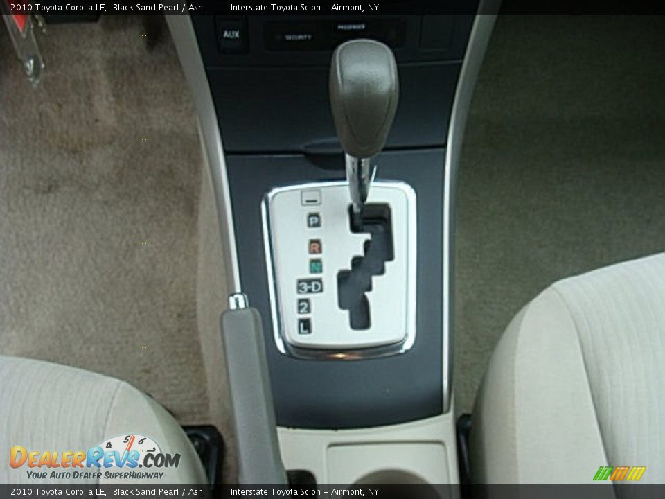 2010 Toyota Corolla LE Black Sand Pearl / Ash Photo #16