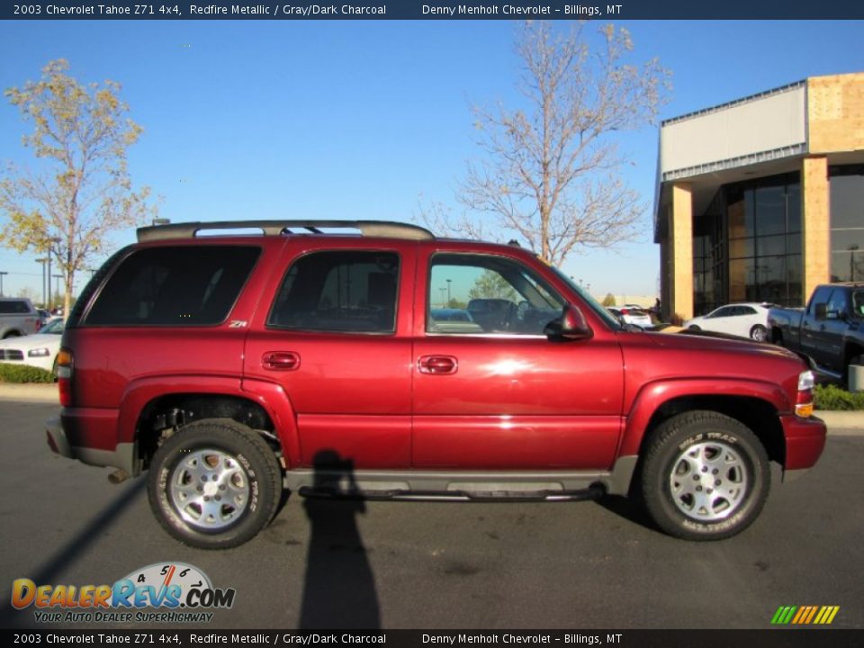 2003 Chevrolet Tahoe Z71 4x4 Redfire Metallic / Gray/Dark Charcoal Photo #6