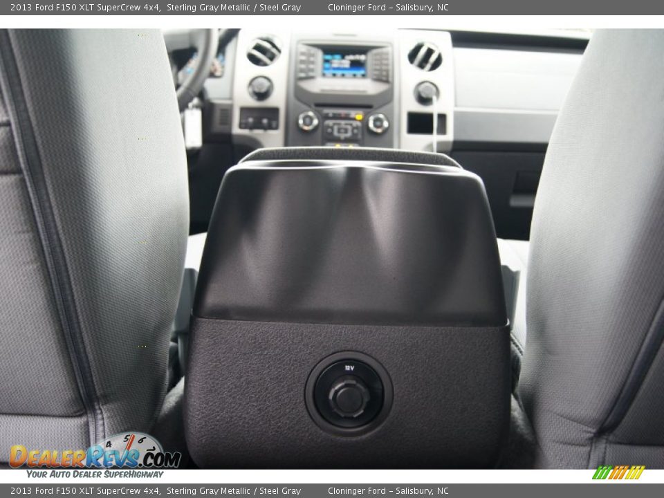 2013 Ford F150 XLT SuperCrew 4x4 Sterling Gray Metallic / Steel Gray Photo #24