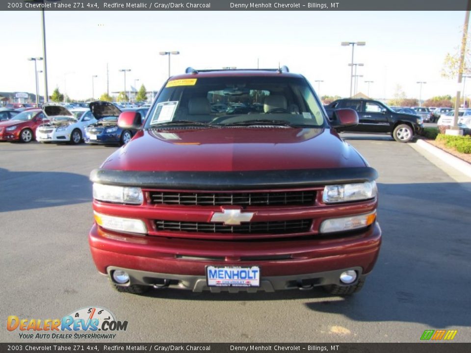 2003 Chevrolet Tahoe Z71 4x4 Redfire Metallic / Gray/Dark Charcoal Photo #8