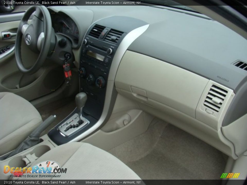 2010 Toyota Corolla LE Black Sand Pearl / Ash Photo #20
