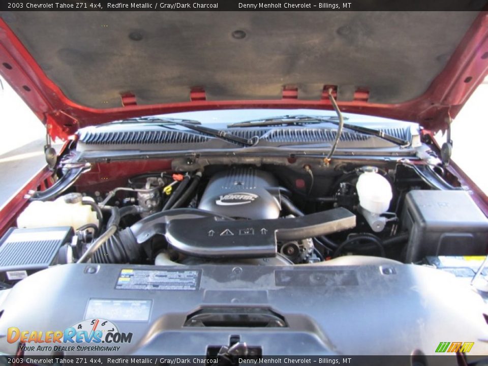 2003 Chevrolet Tahoe Z71 4x4 Redfire Metallic / Gray/Dark Charcoal Photo #9