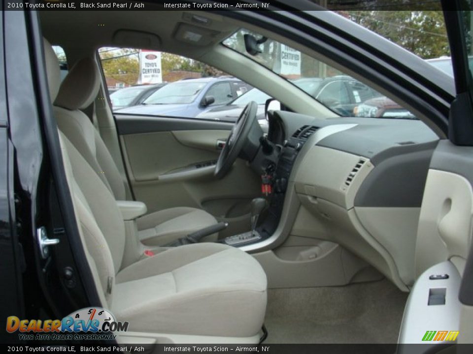 2010 Toyota Corolla LE Black Sand Pearl / Ash Photo #21