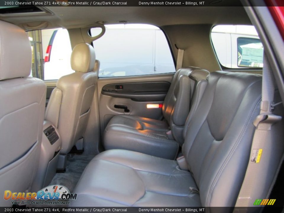 2003 Chevrolet Tahoe Z71 4x4 Redfire Metallic / Gray/Dark Charcoal Photo #11