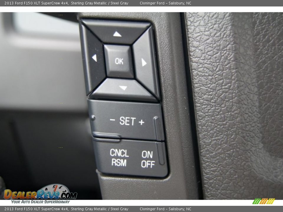 2013 Ford F150 XLT SuperCrew 4x4 Sterling Gray Metallic / Steel Gray Photo #30