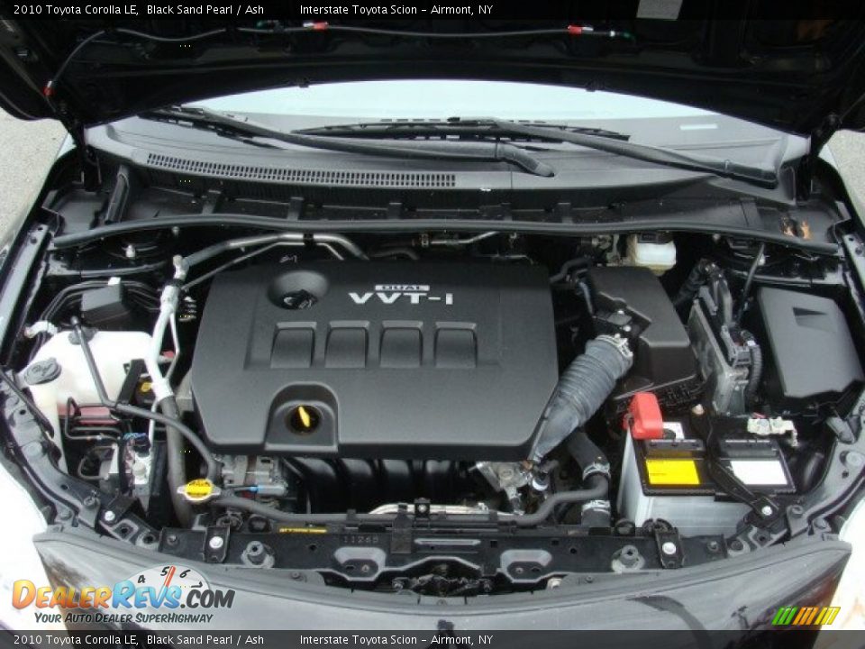 2010 Toyota Corolla LE Black Sand Pearl / Ash Photo #24