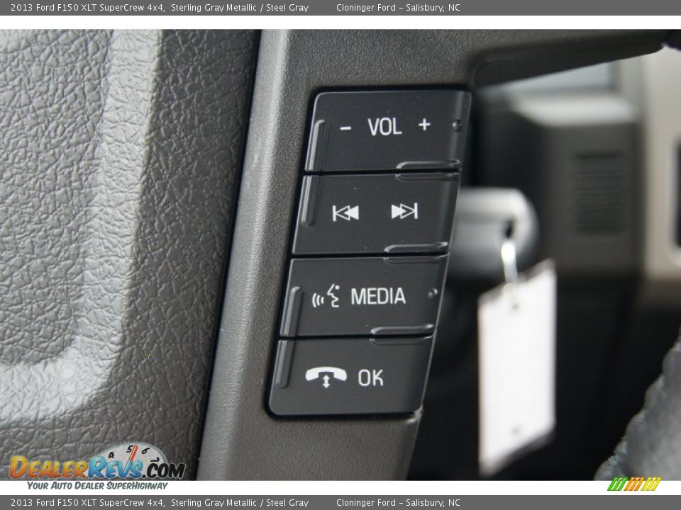 2013 Ford F150 XLT SuperCrew 4x4 Sterling Gray Metallic / Steel Gray Photo #31