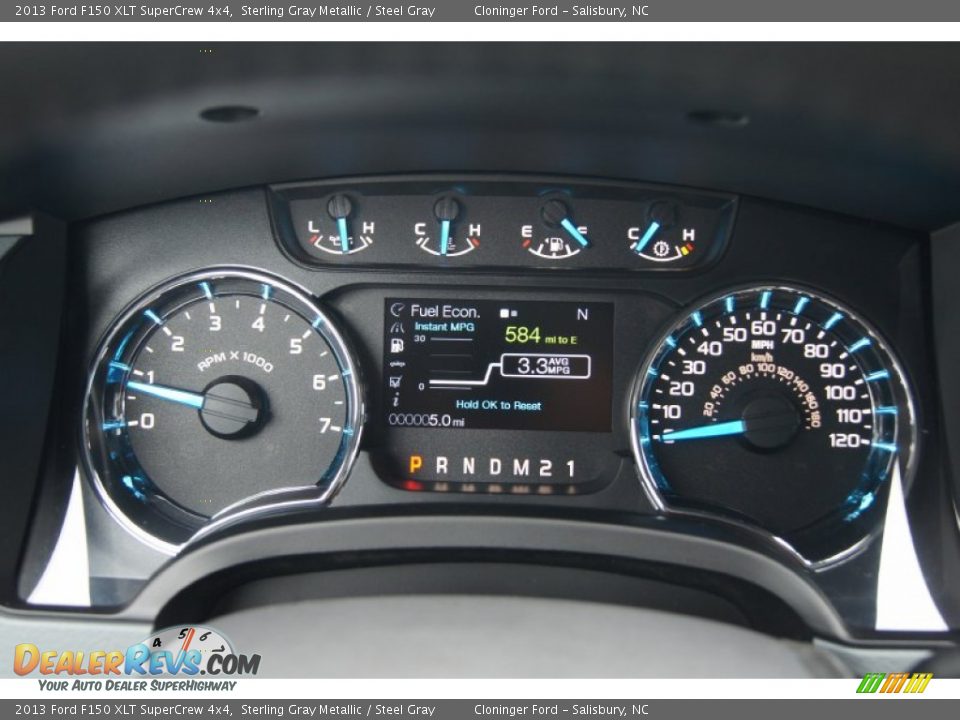 2013 Ford F150 XLT SuperCrew 4x4 Sterling Gray Metallic / Steel Gray Photo #32