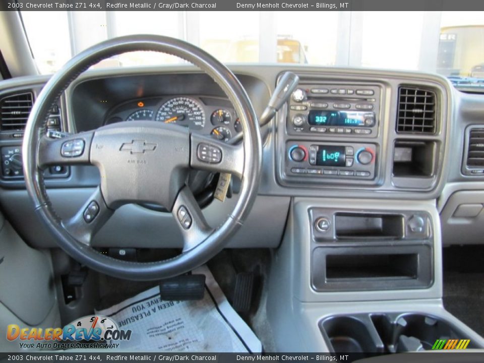 2003 Chevrolet Tahoe Z71 4x4 Redfire Metallic / Gray/Dark Charcoal Photo #14